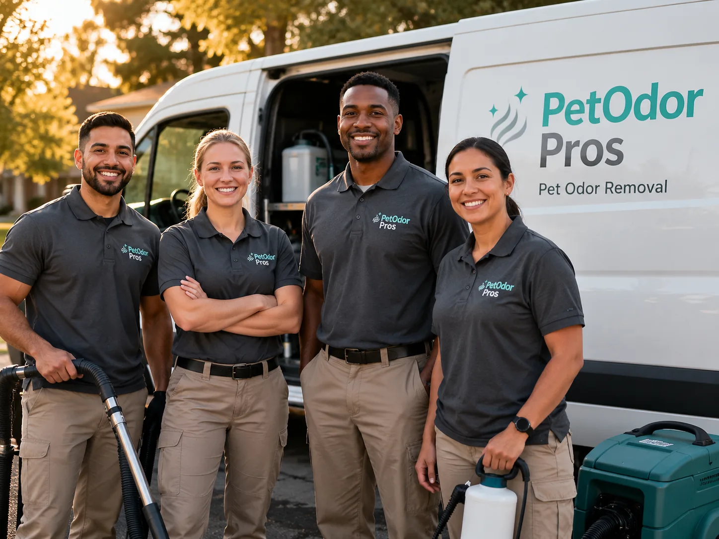 Pet Odor Removal team serving Helix, OR